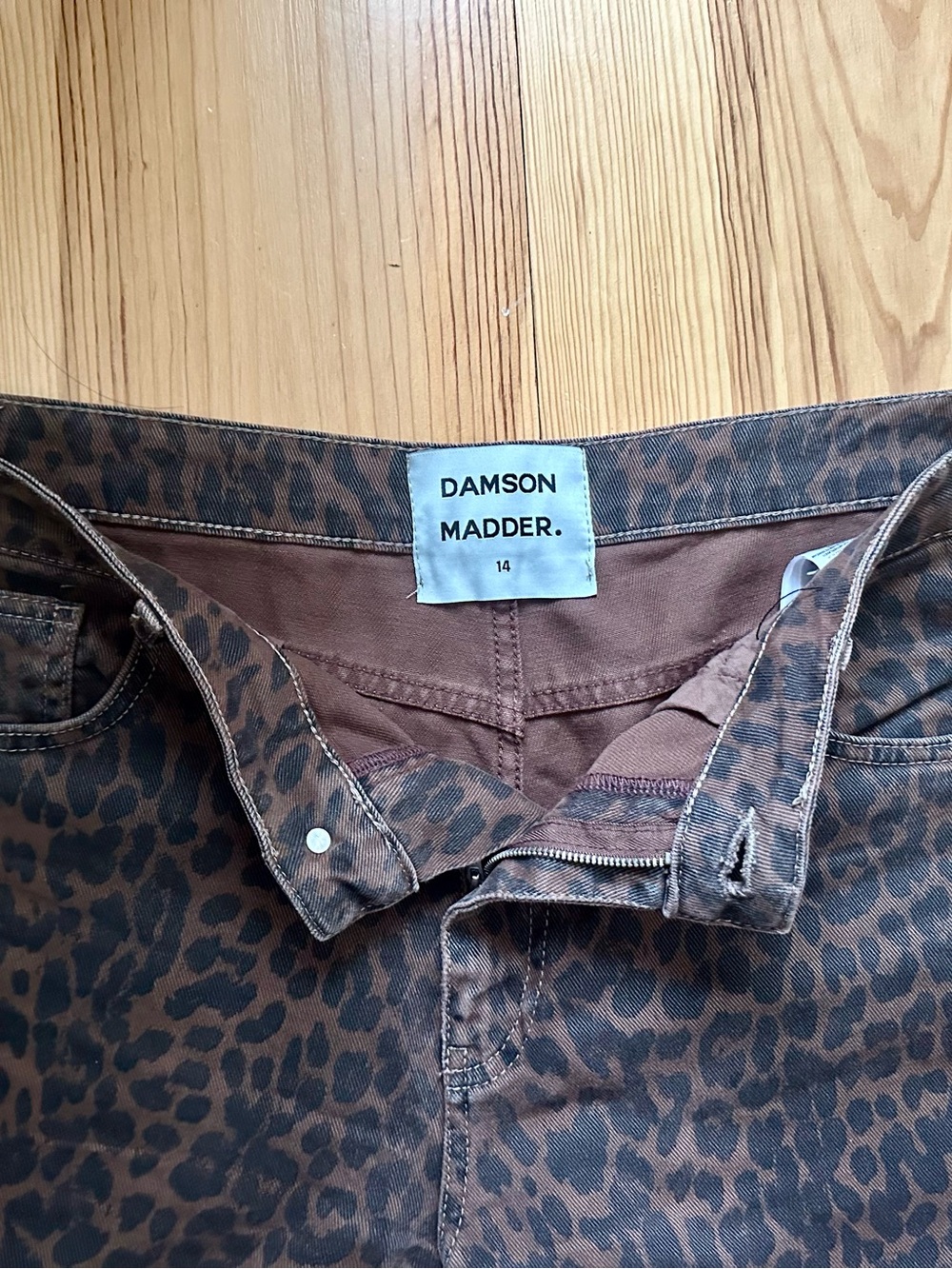 Damson Madder Dion Jean Dark Leopard UK14/US12 - Picture 2 of 5
